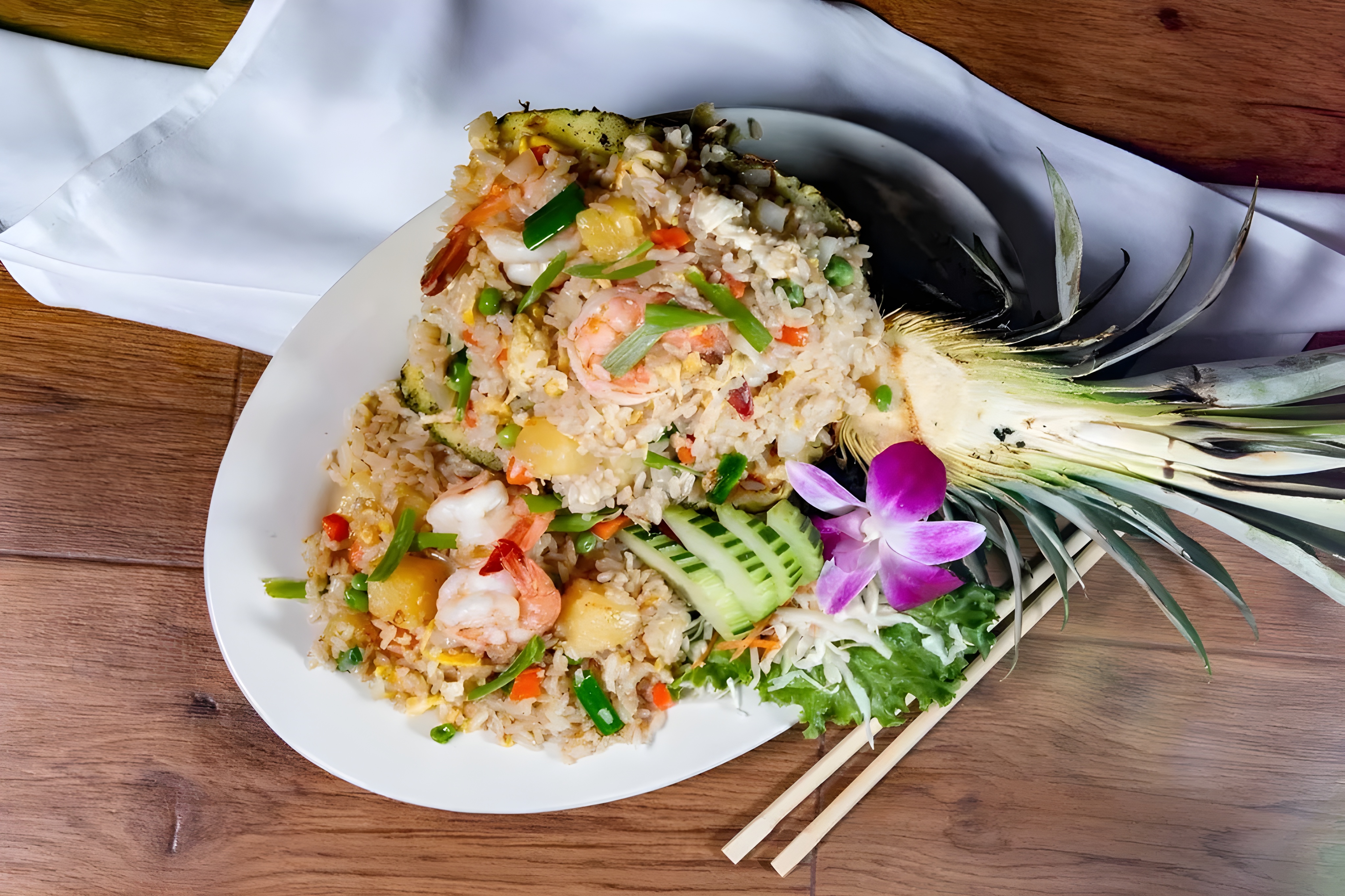 Pineapple fried rice